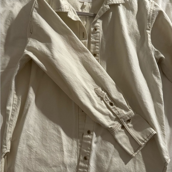 Frame White Denim Button Down - Picture 3 of 4
